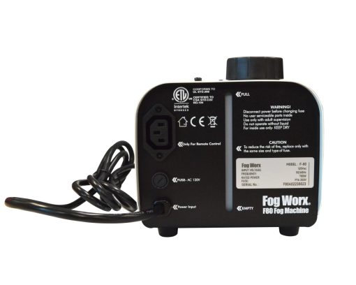 Maquina de Humo Profesional Fog Worx de 700 vatios - Incluye Control Remoto con Cable de 9 Pies, Control Remoto Inalambrico, Soporte de Montaje - Perfecto para Uso Profesional y Domestico - Imagen 7