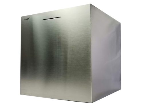 Hucha de Acero Inoxidable LUSEN, Caja Fuerte para Ahorro de Dinero para Ninos, Solo se Puede Depositar, No se Puede Sacar (12inX12inX12in) - Imagen 3