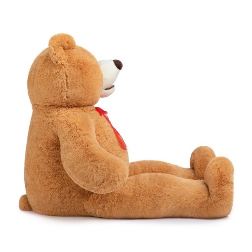 HollyHOME 6ft Oso De Peluche Gigante Oso De Peluche Animal De Peluche con Patas Bordadas Juguete de Regalo de San Valentin para Novia Ninos 72 pulgadas Marron - Imagen 4