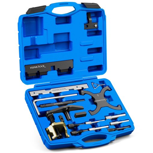 18pc Juego de herramientas de sincronizacion para Ford, Kit de herramientas de bloqueo de arbol de levas y volante para Ford Fiesta Fusion Escape Mazda 1.4 1.6 1.8 2.0 Di/TDCi/TDDi ECOBOOST 1.6 Ti-VCT 1.5 1.6 VVT 2.5L Reemplaza 303-1097 - Imagen 8