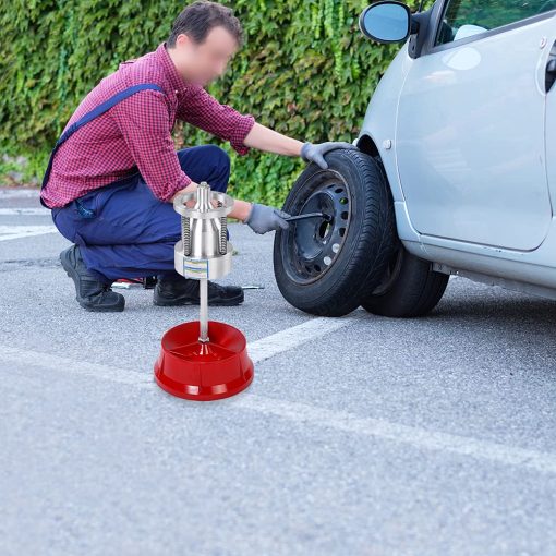 Equilibrador de Ruedas de Burbujas Portatil, Maquina Equilibradora de Neumaticos Profesional Pesada para Rines de Neumaticos de Coches y Camiones con Nivel de Burbuja - Imagen 8