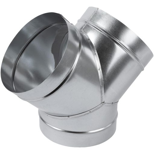 ECOPRO VENT 8" Pulgadas 3 vias Divisor de Conducto de Metal. Conector en Forma de Y de 60 Grados de 3 Vias. Conecta Multiples Maquinas - Secadora y Campana Extractora o Secadora y Secadora en un mismo conducto. - Imagen 3