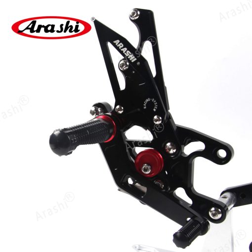 Arashi (Version 2.0) Rearsets para Honda CBR1000RR / SP 2012-2017 sin ABS Accesorios para Motocicletas Reposapies Ajustables Rear Sets CBR 1000 CBR1000 RR Negro 2013 2014 2015 2016 - Imagen 5