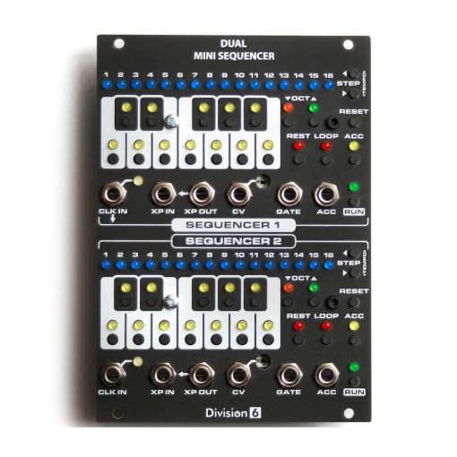 Division 6 Dual Mini Sequencer V2 Eurorack Kit de Bricolaje