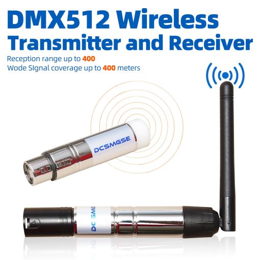 Control de Iluminacion para Escenario Dcsmgse DMX Inalambrico, 6PCS DMX512 DMX Dfi DJ 2.4G Inalambrico 5 Receptor & 1 Transmisor - Imagen 2