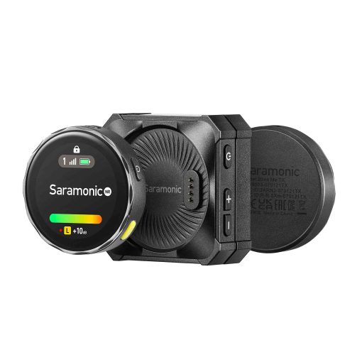 Saramonic Blink Me B2 | Sistema de Microfono Inalambrico Inteligente de 2 Personas con Pantalla Tactil, Transmisores Personalizables y Grabacion