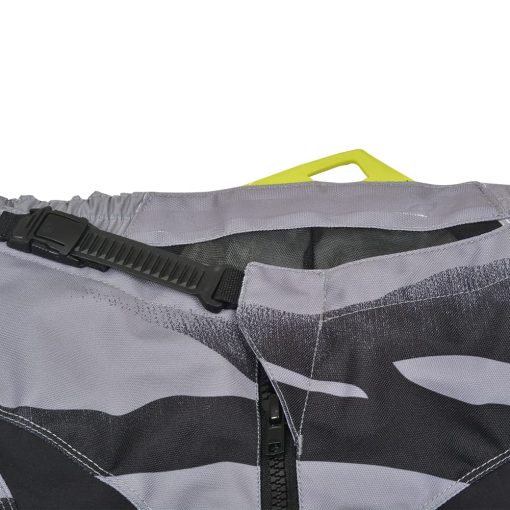 Conjunto de Jersey y Pantalones de Motocross Willbros para Adultos Traje de Moto MX Equipado para Fuera de la Carretera en Negro y Gris (Jersey S Pantalones 30) - Imagen 5