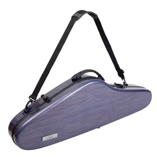Estuche Aileen CSV-F18 para Violin 4/4 de Tamaño Completo de Lujo con Higrometro Suspension, Morado
