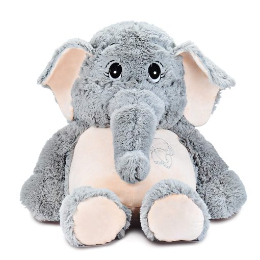 Peluche gigante de elefante IKASA Juguetes de peluche suaves regalos (Gris, 39 pulgadas) - Imagen 5