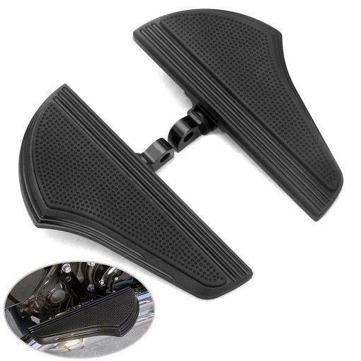 Pendulos negros CNC para pasajeros de Harley con soportes de montaje masculinos para suelo de desafio PEG de Touring FLHX Dyna Sportster XL, reposapies para motocicletas - Imagen 2