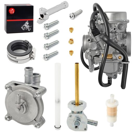 Carburador y Valvula de Bote de Gasolina + Valvula de Gas Automatica de Bote de Gas Admision de Colector Para Honda Shadow VLX 600 VT600 C CD 1999-2007
