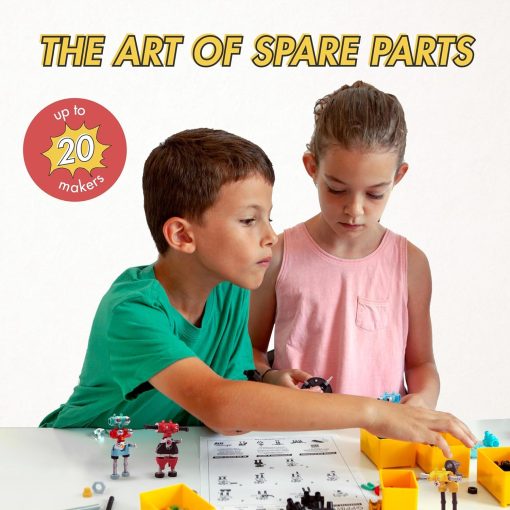 Juegos Educativos de Construccion Stem The Off Bits Group Makers con 750 Piezas para Ninos y Ninas, Juguetes de Aprendizaje en Grupo para Juegos de Aula, Regalos de Navidad y Cumpleanos para Ninos de 6 7 8 9+ - Imagen 8