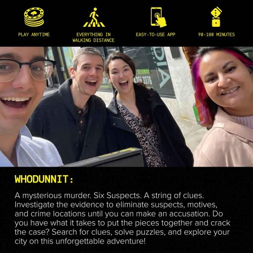 Escapely Outdoor Escape Room - Washington D.C. - Adams Morgan | Escapa de la Ciudad | Juego de Misterio Multijugador Interactivo para tu Ciudad - Imagen 2