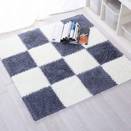 Cozylkx Tapete de Piso de Rompecabezas, Tapetes de Espuma Esponjosa, 16 Alfombras de Alfombra Mullida para Habitacion de Ninos, Habitacion de Bebe, Decoracion de Guarderia - Imagen 6