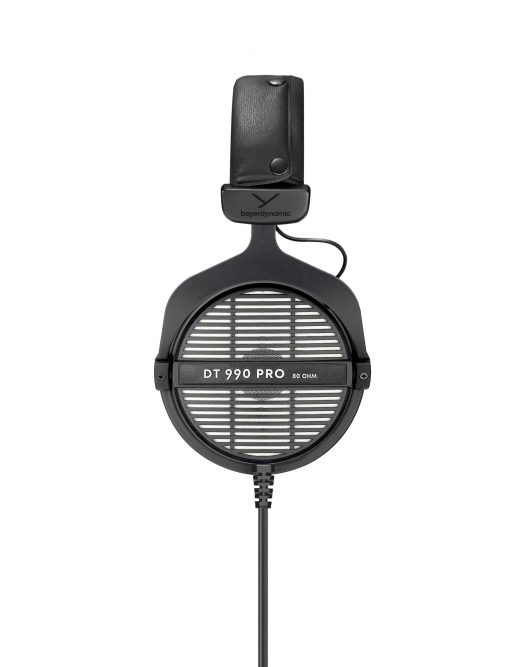 Audifonos de estudio para monitoreo Beyerdynamic DT 990 PRO Over-Ear - Construccion estereo de espalda abierta, con cable (80 Ohm, Gris) - Imagen 2