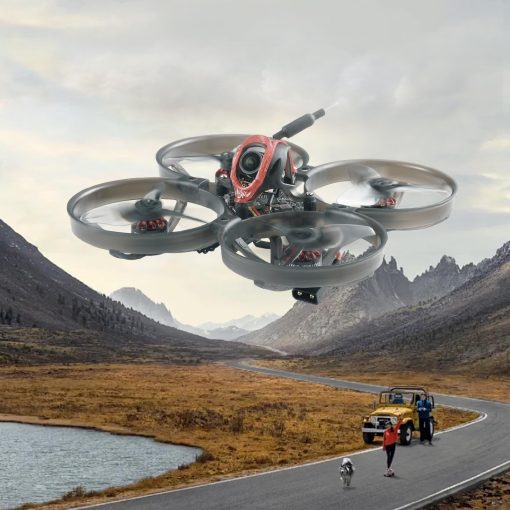 Happymodel Mobula8 1-2S 85mm Micro FPV Whoop Drone con X12 Serie Controlador de Vuelo Receptor ExpressLRS Ultra Ligero Drone de Carreras con Camara (ELRS V3.0) - Imagen 6
