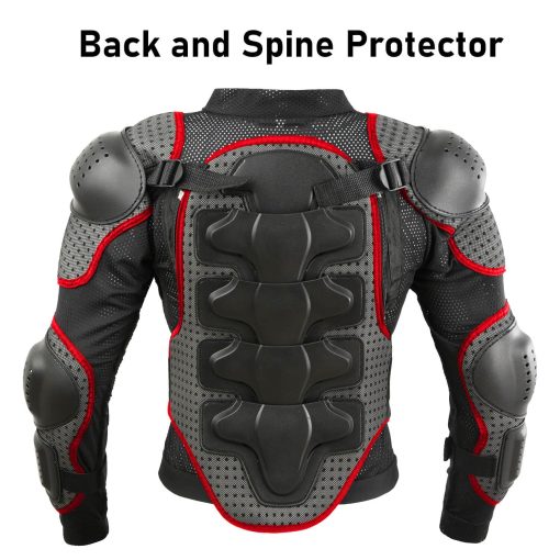 Chaqueta de Moto Infantil para Ninos, Proteccion para el Pecho y la Espalda para Moto, Chaqueta de Armadura Completa para Nino para Ciclismo MTB ATV Skate Esqui - Imagen 6