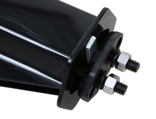 Soporte recto para guardabarros con cinta conspicua, espaciado de perno de montaje de 1-1/8", longitud de 30". Version cromada y version negra (Negra) - Imagen 6