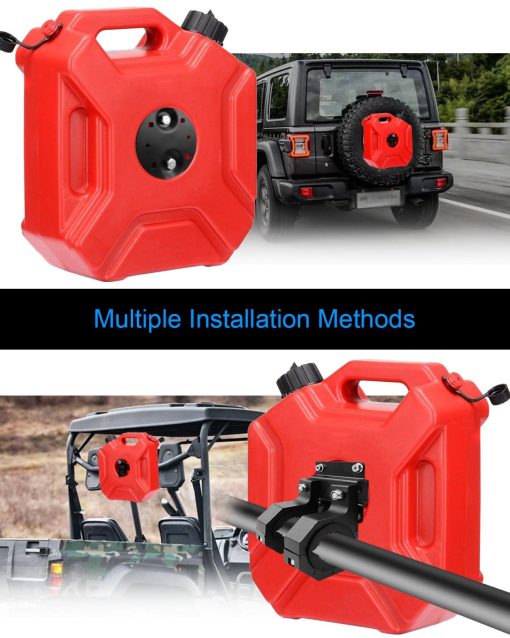 Soporte de Montaje con Bloqueo RX-LOX-PM para Montaje de Paquete Estandar, Montaje de Lata de Gasolina, Montaje de Paquete de Agua y Caja de Almacenamiento, Montaje de Extension de Paquetes de Combustible Compatible con Tanque de Gasolina de 5 Galones - Imagen 5
