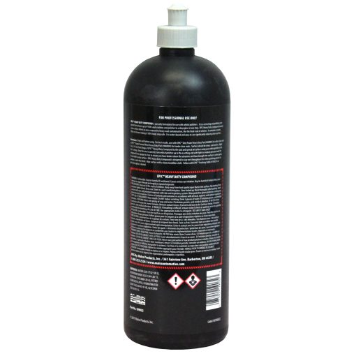 Malco Epic Heavy-Duty Compound - Compuesto para corregir y pulir la pintura de vehiculos / Elimina hasta aranazos de lija P1500 / Brillo profundo como en un salon de exposicion / 32 Oz. (109032) - Imagen 2