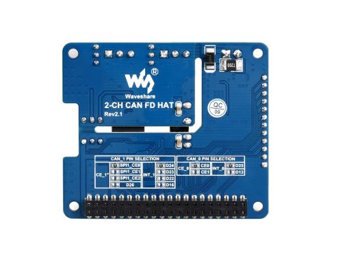 Waveshare 2-Channel Isolated CAN FD Expansion HAT para Raspberry Pi con Soporte para CAN FD y Circuitos de Proteccion Multiples - Imagen 9