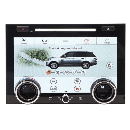 Panel de Control de Aire Acondicionado de 10 Pulgadas con Pantalla Tactil LCD para Land Rover Range Rover Vogue L405 2013-2017, Version Mejorada con Guia de Instalacion, Asv-LRAC10-us