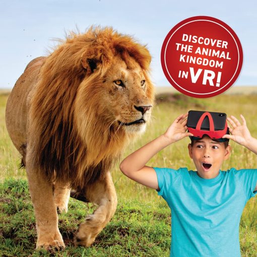 Abacus Brands Virtual Reality Animals! Gift Box - Libro ilustrado interactivo de realidad virtual y set de actividades de aprendizaje STEM - para edades de 8 anos en adelante - Imagen 4