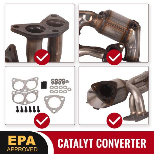 TOPAZ 16689 Convertidor Catalitico EPA con Colector de Escape Integrado Compatible con Subaru Forester Legacy Outback Impreza 2011-2016 - Imagen 2