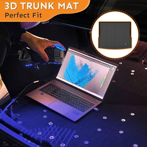 Juego de tapetes para piso y forro de maletero para Nissan Sentra 2014-2019, Tapete de piso para automovil todo clima para accesorios de Nissan Sentra, Tapetes de goma TPE para Nissan Sentra Trunk Liner Trunk Mat - Imagen 5