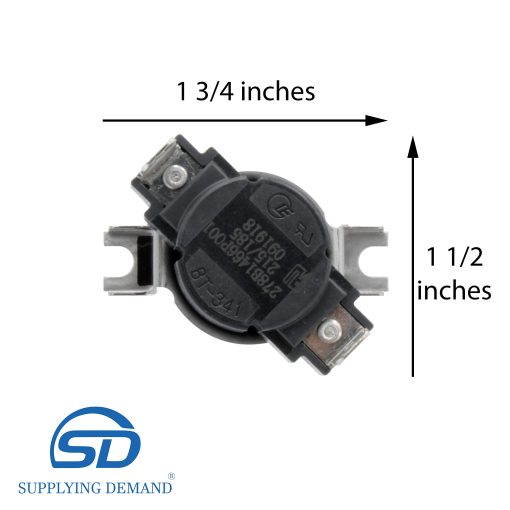 Termostato de limite alto para secadora GE WE04X25194 - Modelo especifico, no universal - Imagen 3