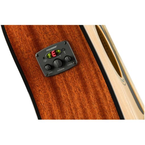 Guitarra Acustica Electrica de 12 Cuerdas Fender, con Garantia de 2 Años, con Pastilla de Guitarra Acustica Fishman con Afinador y Ecualizador, Diapason de Nogal Redondeado, Acabado Natural Brillante, Construccion de Caoba - Imagen 7