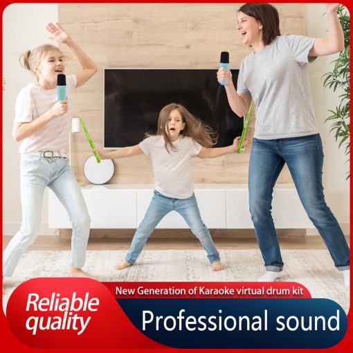 Set de bateria de realidad virtual, set de bateria electrica para ninos, adolescentes y adultos, partes portatiles de bateria electronica. Compatible con MIDI, Gran regalo de cumpleanos - Imagen 6