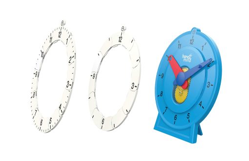 Reloj de linea numerica avanzado hand2mind para que los ninos aprendan a decir la hora, manipulativos de matematicas para decir la hora, Reloj analogico para que los ninos aprendan, Reloj para aprender a decir la hora, Suministros para maestros (25 relojes) - Imagen 5