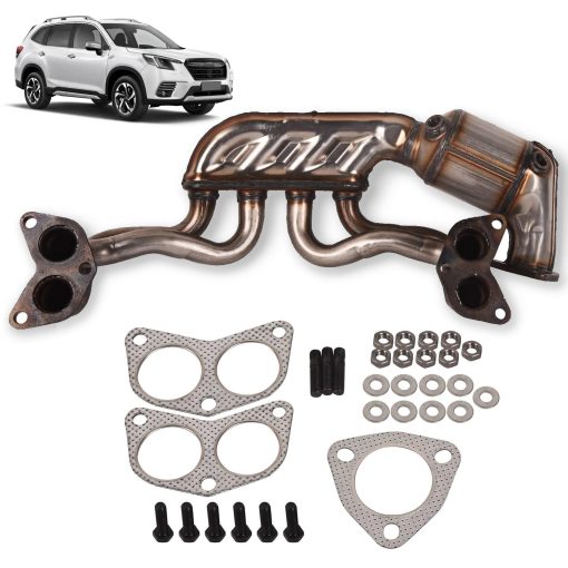 TOPAZ 16689 Convertidor Catalitico EPA con Colector de Escape Integrado Compatible con Subaru Forester Legacy Outback Impreza 2011-2016