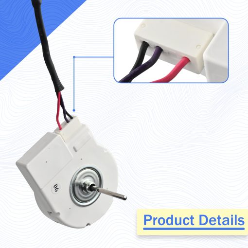 50240401000Q para Magic Chef Avanti Premium Daewoo Refrigerator Fan Motor - Imagen 4