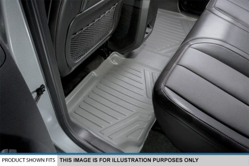 Conjunto de tapetes para piso a medida MAXLINER Compatible con GMC Acadia 2009-2016/ Acadia Limited 2017/ Saturn Outlook 2009-2010 (Asientos de la 2da fila de cubo) - Gris - Imagen 4