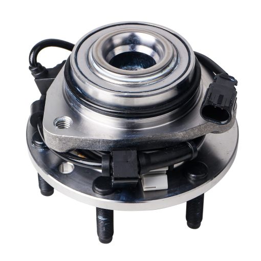 KUSATEC 513188 Ensamblaje de Buje y Cojinete de Rueda Delantera para Chevy Trailblazer 02-09, Chevy SSR 03-06, GMC Envoy 02-09, Isuzu Ascender 03-08, Buick Rainier 04-07, SAAB 9-7X 05-09, 6 Pernos C/ABS