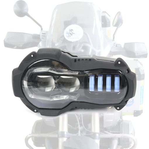 1pc Faro LED para BMW R1200GS y GS1200 Adventure con modelos de enfriador de aceite 2004-2012, Lampara Delantera de Alto y Bajo Haz DRL - Imagen 2