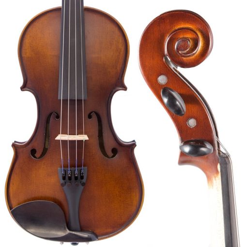 Violin Bunnel Pupil 4/4 Tamano Completo Por Kennedy Violins - Estuche de Transporte y Accesorios Incluidos - Madera de Arce Solida y Accesorios de ebano - Imagen 2