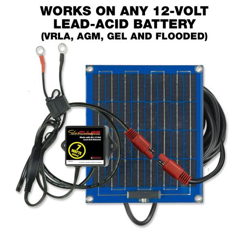 Cargador de bateria solar PulseTech SolarPulse SP-7, Azul, 7 vatios - Imagen 2