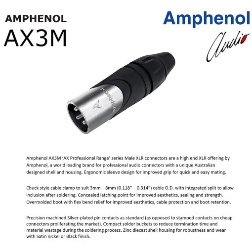 4 Unidades - 5 Pies - Cable de Microfono Cuadruple Balanceado Personalizado Hecho con Cable Mogami 2534 y Conectores XLR Amphenol AX3M Macho y AX3F Hembra de Plata de WORLDS BEST CABLES - Imagen 5