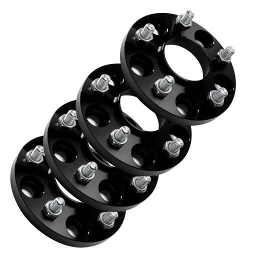 Adaptadores de Rueda Negros 15mm 5x100 a 5x114.3 Hubcentric Compatible Para Subaru BRZ Impreza Outback, Legacy, 86 GR86, FR-S Permite Montar Ruedas 5x114.3 (5x4.5") en Hub 5x100 (4 piezas 56.1mm M12x1.25) Separadores - Imagen 2