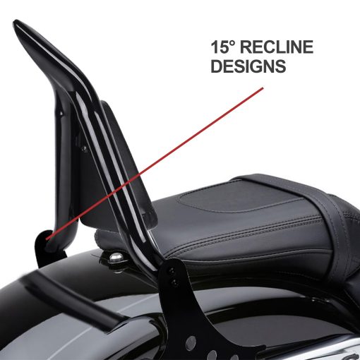 Sissy Bar para Motocicletas, 22" Respaldo de Pasajero Desmontable Compatible para Breakout 2006-2012, Sissy Bar para Softail Fat Boy 2007-2017 - Imagen 5