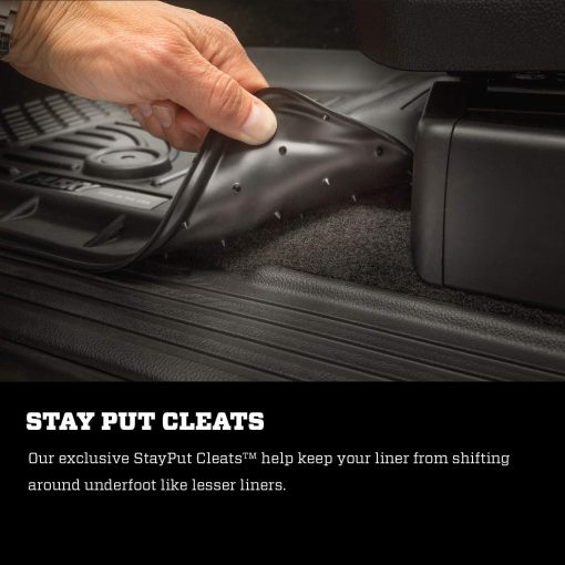 Tapetes para piso de Husky Liners Weatherbeater | Compatible con Toyota Highlander 2020 - 2024 | Delanteros y Traseros de 2 piezas, Color Negro - 95791 - Imagen 7