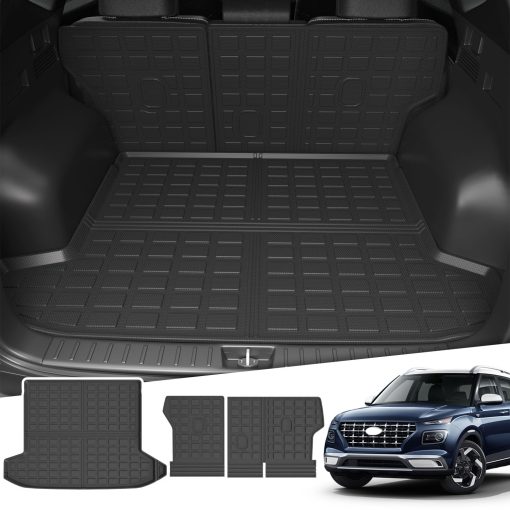 Xipoo Protector de maletero compatible con Hyundai Tucson 2022-2024 Protector de respaldo de maletero Mat TPE Protector de asiento trasero de repuesto para Accesorios Hyundai Tucson 2022 2023 2024 (Mat de maletero trasero + Mat de respaldo trasero)