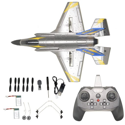 Avion RC OTXKOO Avion de Control Remoto, 2.4Ghz 4 Canales Avion RC, Avion de Control Remoto Listo para Volar, Avion F35 RC para Jugador Avanzado Adulto - Imagen 6
