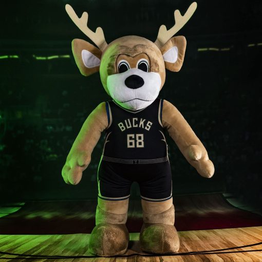 Muneco de peluche Gigante de 20" de Bango, la mascota de los Milwaukee Bucks - Ideal para jugar o exhibir - Imagen 6