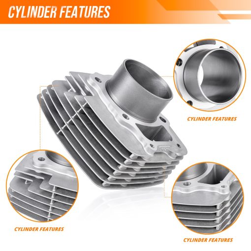 Cilindro Piston Compatible con Honda TRX350 78.5mm - Reemplaza Kit Top End de Cilindro Piston Junta Bujias - Imagen 5
