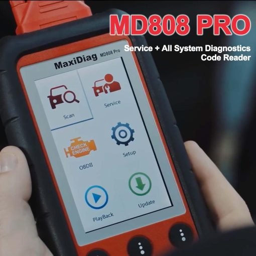Autel MaxiDIAG MD808 Pro Escaner de diagnostico de todos los sistemas OBD2, Lector de codigos 2024, Avanzado MD808 MD806 MD802 AL329 AL529 AL629, Lectura/Borrado de codigos, Restablecimiento de aceite/BMS/EPB/SAS, Datos en vivo, Lite de MX808 MK808 - Imagen 2