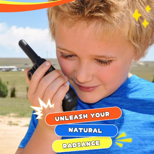 Walkie Talkies para Ninos Recargables de Largo Alcance, Regalo de Navidad Cumpleanos para Ninos Ninas de 4 5 6 7 8 9 10 Anos, Equipo de Camping Senderismo Juegos Juguetes con linterna, VOX, Facil de Usar, Paquete de 4 - Imagen 2